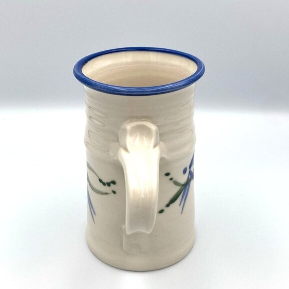 Mary Ann Geis New Hampshire Studio Art Pottery Coffee Mug Vase Dragonfly - Picture 4 of 6